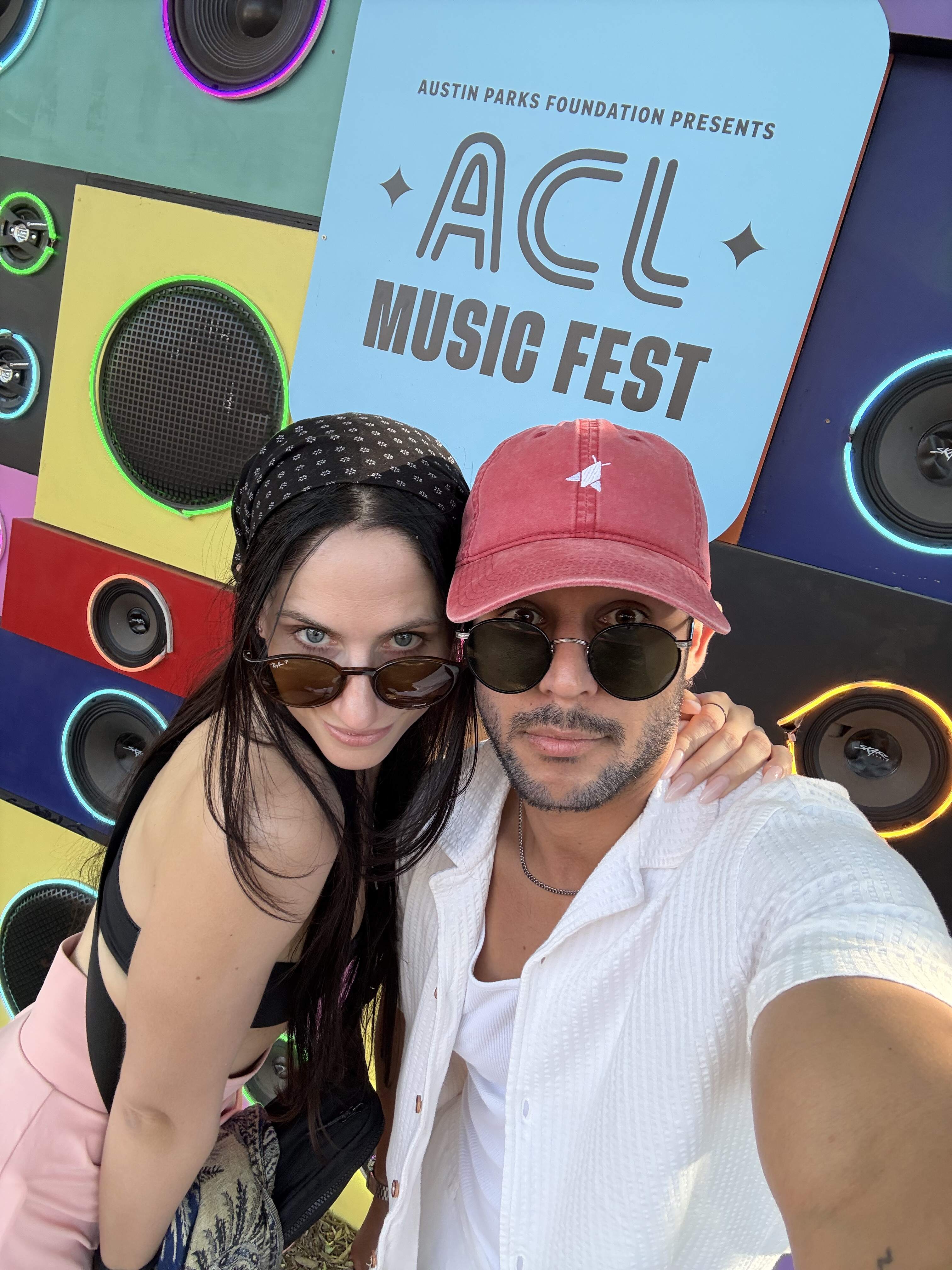 Steph and Andrew at ACL
